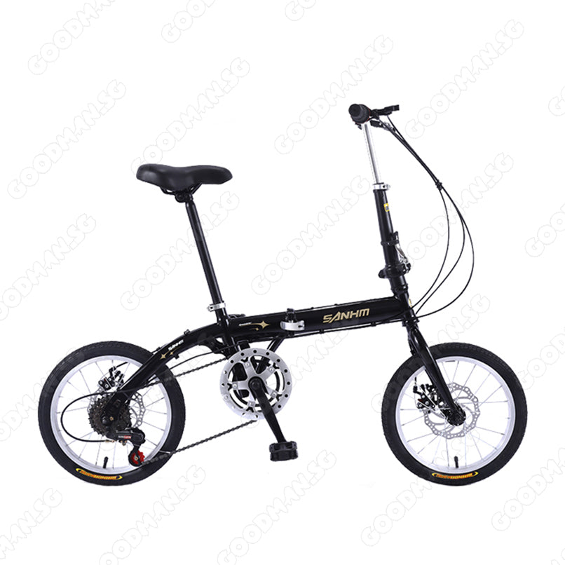 SANHM16Inch6SpeedFoldableBike