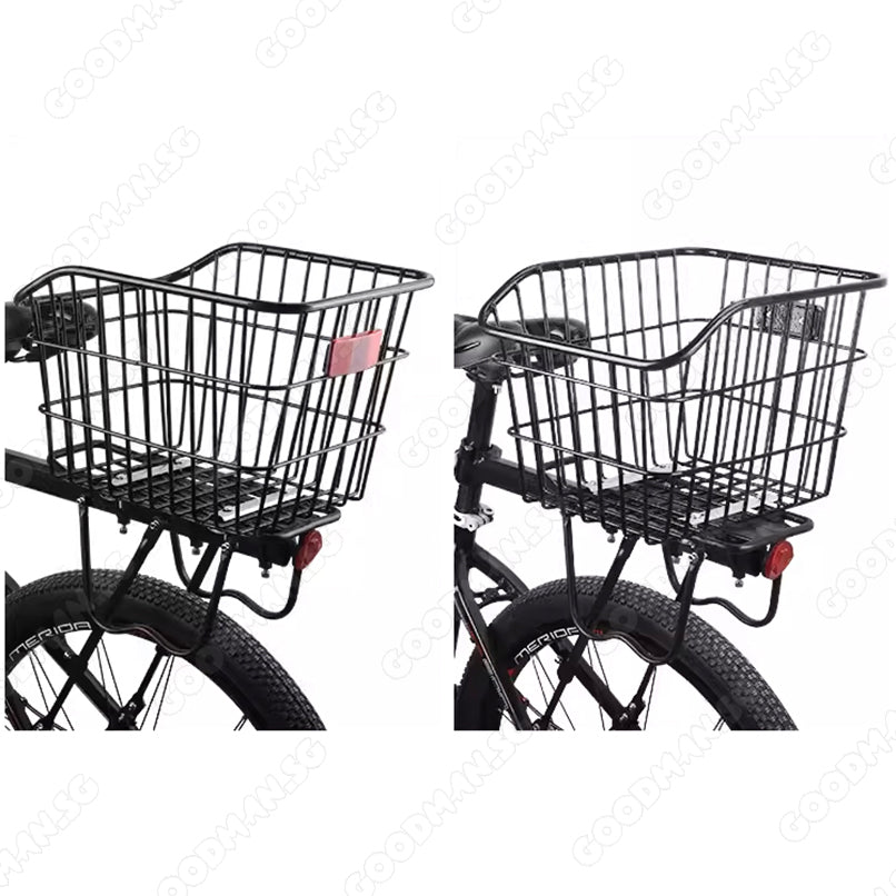 Metal Bicycle Rear Rack Basket