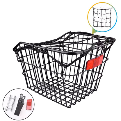 Metal Bicycle Rear Rack Basket