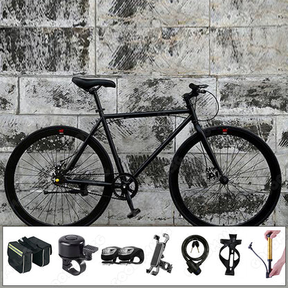 Single Speed Road Bicycle with Disc Brake