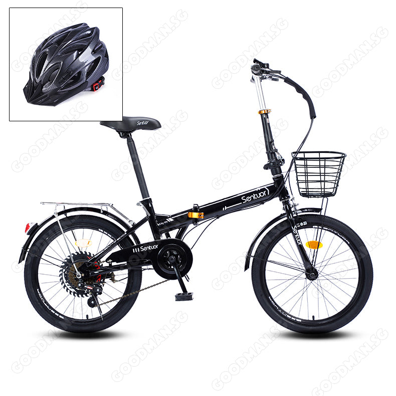 *NEW* SENTUOR 22 Inch Foldable Bicycle with 7 Speed Gear