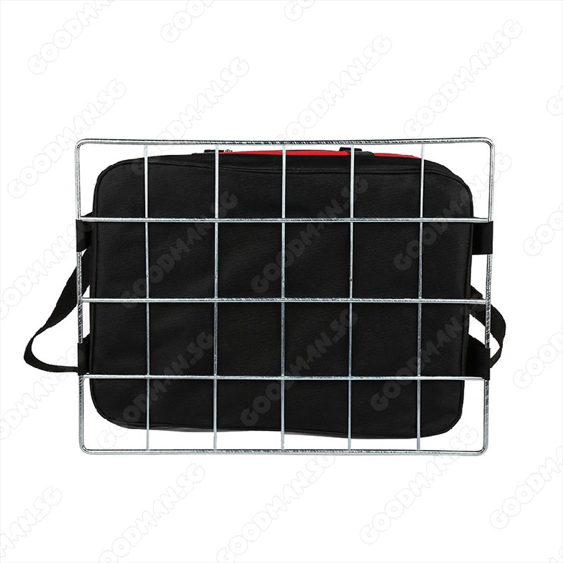 Silver Mesh For Food Delivery Box Rear Rack